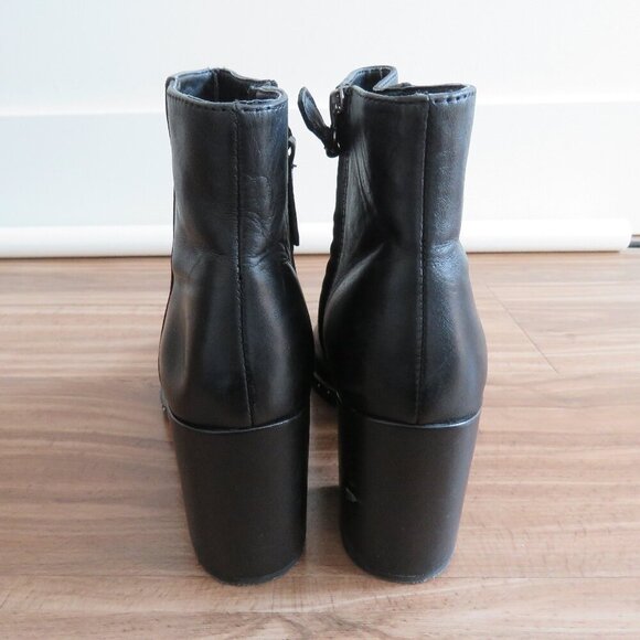 TONY BIANCO Bailey Leather Studded Booties Boots in Black Albany - Size US 6.5 - Picture 8 of 16